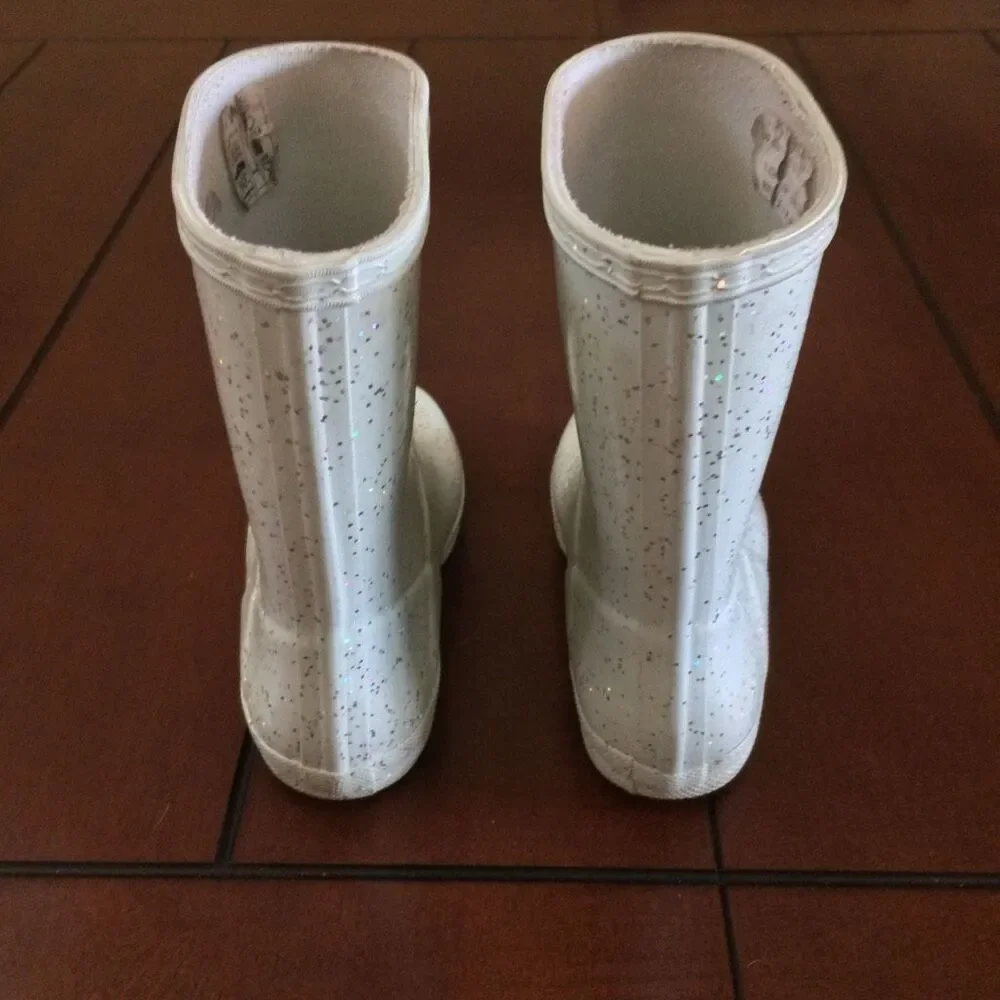 Hunter kids glitter boots size 12